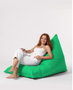 Atelier Del Sofa Pyramid Big Bed Pouf - Verde Pistacho